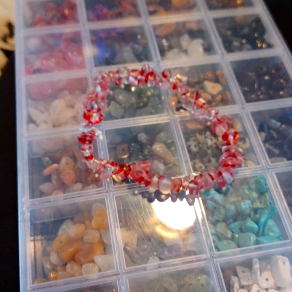 Crystal Chip Bracelet!